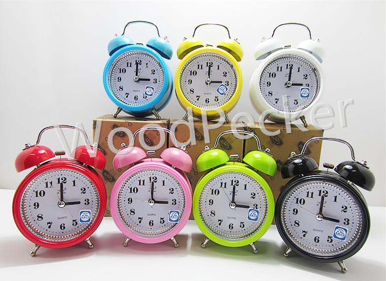 Orologio Sveglia Da Tavolo Con Luce Stile Vintage Colorata Camera 2832 linq