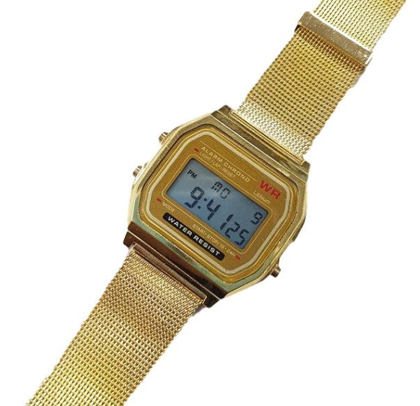 Orologio Da Polso Maglia Milano Uomo Donna Digitale Quarzo Moderno Oro lac