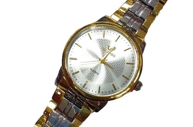 Orologio Polso Uomo Orlando Analogico Quarzo Moderno Colore Oro Quad Silver lac